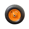 Ruedas para carretilla de goma maciza 4 pulgadas 5 pulgadas 8 pulgadas plataforma plana remolque de mano rueda de tracción resistente al desgaste