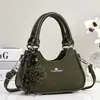 Bolso de mujer, nuevo y elegante bolso tipo albóndiga, bolso de mano, versión coreana, bolso de hombro, bolso cruzado para mujer