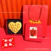 Oro Puro 999 Creativo 520 Qixi Exquisita Moneda de Oro en Forma de Corazón Set de Regalo Decoración del Día de San Valentín Personalizado Venta al por Mayor