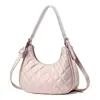 Bolso de Hombro Único Estilo Coreano Bolso de Axila Color Sólido Bolso de Media Luna 2026 Verano Nuevo Bolso de Mujer de Moda Personalidad Estética Bolso de Mano