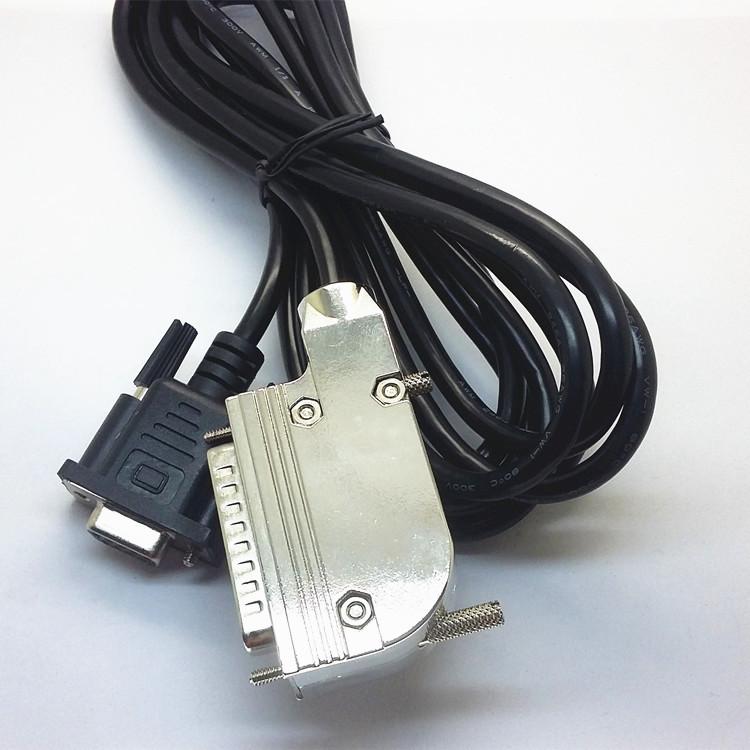 DB25公转DB9母串口线1
