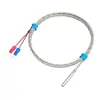 Sonda Termopar Tipo K Termopar Sonda de Temperatura Simple Tipo E Cable Sensor de Temperatura Tipo Aguja Sensor de Temperatura Pt100