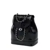 Bolso de Cadena Pequeño con Fragancia Roja Cardinal de Nicho Coreano de Piel de Vaca Retro Bolso Cruzado de Hombro tipo Cubo Mochila