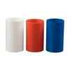 Conector reto de tubo de fio de PVC 16 20 25 32 40mm vermelho e azul 4 pontos 6 pontos alongados engrossado conexão de junta de feixe direto