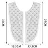 Novo Colar Bordado com Miçangas em U Flor Processamento Semiacabado DIY Vestido Roupa Acessórios de Vestido Jacquard Diamante