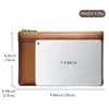 Bolso de Mano para Hombre de Cuero Genuino Bolso de Mano Casual para Hombre Bolso para Hombre de Piel de Vaca de Primera Capa Bolso para Teléfono Móvil Cartera de Gran Capacidad Venta al por Mayor