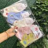 Yizhuxing Meias Esportivas de Algodão com Malha de Cintura Baixa para Mulher Meias Curtas de Malha para Barco Meias Femininas Malha de Verão