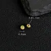 Cuerpo entero plata S925 chapada en oro de 24K cuentas espaciadoras cocidas en azul accesorios para joyería DIY hechos a mano pulsera tejida cuentas decorativas cuentas sueltas