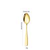 Amazon Transfronterizo Acero Inoxidable Mango Cuadrado Cubiertos Juego de 4 Piezas Hotel Comida Occidental Cubiertos Brillantes Cuchillo para Carne Tenedor Cuchara Venta al por Mayor