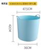 Cubo de Baño Portátil para el Hogar, Cubeta de Plástico para Baño Infantil, Cubeta de Baño para Baño y WC de Gran Capacidad, Tina Elevada