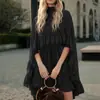 2026 Comercio Exterior Transfronterizo Ropa de Mujer Europea y Americana Verano Nuevo Estilo Elegante Vestido Francés con Volantes