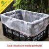 Saco de forro de estrutura de frutas ecologicamente correto saco de cesta de uva degradável não tecido saco de embalagem saco de embalagem de frutas