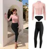 Dropshipping Moda Praia Masculina e Feminina, Conjunto de Duas Peças Manga Longa Estilo Esportivo, Disfarça Barriga e Emagrece, Moda Praia para Casais Japonesa e Coreana no Atacado