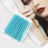 Pincel de Lábios Sólido Descartável, Pincel Flocado para Gloss Labial, Pincel de Maquiagem, Cotonete de Limpeza para Mousse de Cílios