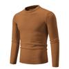 Spot Export 2025 Nueva Ropa de Punto de Cuello Redondo Casual de Color Puro Ropa de Punto para Hombre Ropa de Punto para Hombre Talla Grande