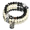 Venta caliente al por mayor [Niebla Lan] nuevo estilo chino estilo nacional pulsera fantasma de montaña gastar dinero pulsera de doble capa femenina lujo ligero Avanzado