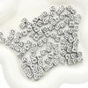 Cuentas acrílicas del alfabeto inglés, cuentas cuadradas, cuentas planas, cuentas redondas, accesorios de bricolaje hechos a mano, cuentas para pulseras, cuentas de mano.