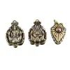 Pingente de Bolso Xizang Latão Puro Boca Sorridente Maitreya Flor de Lótus Guanyin Bodhisattva Chave Pingente Pequeno Lança de Pedra Takahashi