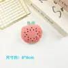 Peças Abertas de Pelúcia Desenho Animado Acessórios Fofos de Frutas Melancia Morango Abacate Cenoura Materiais Semi-acabados para Acessórios de Cabelo