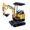 Excavadora pequeña de 1.8 toneladas excavadora agrícola de 08 toneladas microexcavación una tonelada excavadora para huerto mini máquina de gancho tipo 20