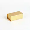 Caja de Regalo para Perfume Dorado, Caja de Regalo Creativa de Alta Gama con Forma de Libro, Caja de Una Pieza Magnética con Tapa abatible, Personalizada