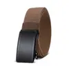 Cinto Tático de Lona Masculino Baluma Alta Elasticidade Clássico de Nylon com Fivela Automática Moda Versátil Estilo de Negócios
