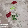 Buquê de Grama de Pinheiro Artificial e Margaridas para Decoração de Casa e Hotel, Flores Artificiais Feitas à Mão de Crisântemo Selvagem Pequeno para Paisagismo Externo