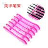 Herramientas para uñas portalápiz para uñas portalápiz de fototerapia portalápiz de cristal soporte para lima de uñas tira de lima soporte para tiras suministros para uñas