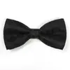 Pajarita Formal para Hombre Color Borgoña Patrón Borgoña Pajarita de Novio Masculina Boda Padrino Pajarita Doble Femenina Negra