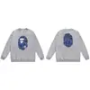 Suministro mayorista transfronterizo de marca de moda de comercio exterior peso pesado BAPE cabeza de mono sudadera cuello redondo tiburón chaqueta de manga larga 2