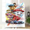 Manta de franela con estampado digital de una sola cara, superventas en Amazon, con personajes animados, manta pequeña.