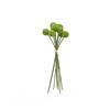 Flor Simulada Bola Dourada Pequeno Buquê Decoração para Casa Casamento Arranjo de Flores Ornamentos Flor Falsa Crisântemo de Pingue-Pongue Atacado