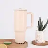 Taza de Hielo Big Mac de 40 oz Transfronteriza Gran Capacidad Termo con Popote Doble Capa Almacenamiento en Frío Acero Inoxidable 304 Taza para Coche