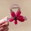 Pinza para el pelo coreana linda para mujer, tamaño grande, estilo de alta gama, adecuada para cabello grueso, pinza de tiburón, horquilla, pinza de lazo