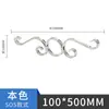 Adorno de Puerta Estilo Europeo de Acero Inoxidable, Ventana Antirrobo, Puerta de Patio, Accesorios para Barandilla de Escalera 304, Barandilla Protectora Decorativa de Valla de Flores, Flor C S