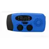 Radio de manivela de emergencia para prevención de desastres, preparación para emergencias, equipo de supervivencia para el fin del mundo, linterna recargable con energía solar, multifuncional
