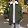 Nueva Chaqueta Aviador Estilo Americano 2026, Abrigo de Algodón para Hombres y Mujeres, Engrosado, Cálido y Forrado de Felpa para Invierno