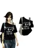 Camiseta Curta de Renda Doce Estilo Coreano com Alça de Ombro Único e Manga Curta para Mulheres, Top Versátil Bonito de Verão de Alta Qualidade