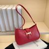Verano 2025 Nuevo Popular Hermoso Bolso Bandolera Casual Retro Bolso Media Luna Sobaco Textura Retro Bolso Pequeño para Mujer