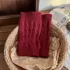 Botas y Calcetines de Algodón para Niñas para Otoño e Invierno, Calcetines Rojos Ancora tipo holgado combinados con Leggings, Cubre pantorrillas gruesos y cálidos