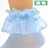Meias infantis primavera e outono finas Princesa renda malha meias de algodão para estudantes meias de dança atacado meias brancas para meninas