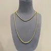 Moderna y Elegante Estilo Duansasa Malla de Maíz Cadena Larga Cadena para Suéter Cadena Gruesa Lisa Cadena para Clavícula Versátil Apilable