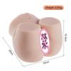 2.2kg Senos Grandes Glúteos de Grasa Real Medio Cuerpo Sólido Molde Invertido Muñeca Sexo Masculino Copa de Avión Juguete Sexual