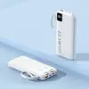 Vem com seu próprio cabo, Carregamento Super Rápido, Power Bank Certificado 3C, Fonte de Alimentação Móvel de Grande Capacidade 20000 mAh, Personalizado Kc Transfronteiriço