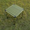 Mesa de camping ligera, mesa de picnic, mesa de rollo de huevo, mesa plegable de aleación de aluminio para exteriores, mesa plegable para exteriores, directa de fábrica