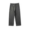 Pantalones Vaqueros para Hombre MINISO Principios de Otoño Estilo Retro Americano Lavados Pierna Recta Estilo de Estudiante Universitario Gama Alta Pantalones Largos Hombre A