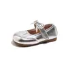 Nuevos Zapatos de Otoño 2025 para Niñas Pequeñas Dulce Lazo Zapatos de Princesa Estilo Coreano Modernos Zapatos Individuales para Niñas Pequeñas