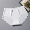 Al por mayor transfronterizo ola Seda de Hielo sin costuras Ropa interior Femenina de cintura media con perfil de algodón Braguitas Ropa interior sexy para mujer Braguitas para mujer