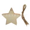 Promoción de bajo precio Campana de Navidad cabeza de ciervo muñeco de nieve calcetines árbol bola de color sombrero colgante decorativo pintado fichas de madera