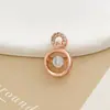 Colgante Popular, Accesorios para Joyería DIY de Pez Dorado Cisne Inteligente, Diseño de Nicho con Circonita Micropavimentada, Accesorios que No se Desvanecen